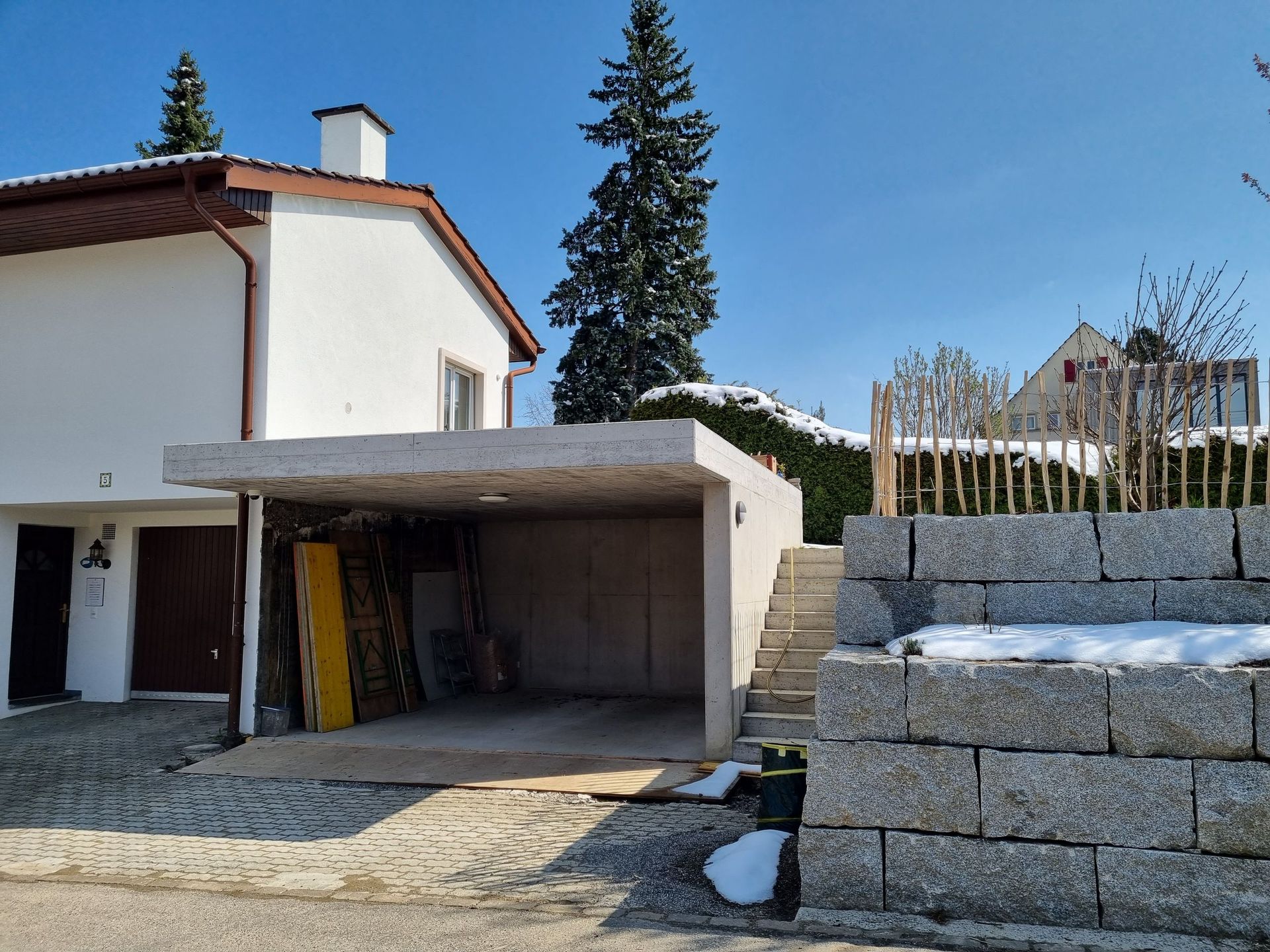 Projekt Carport Gelterkinden - Werner Bussinger Architektur - Rothenfluh