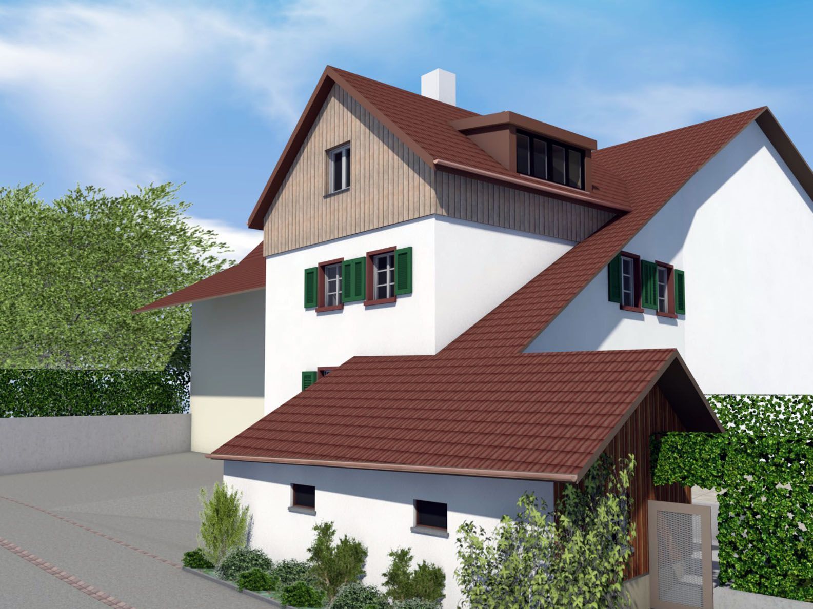 Projekt Dachaufstockung Ormalingen - Werner Bussinger Architektur - Rothenfluh