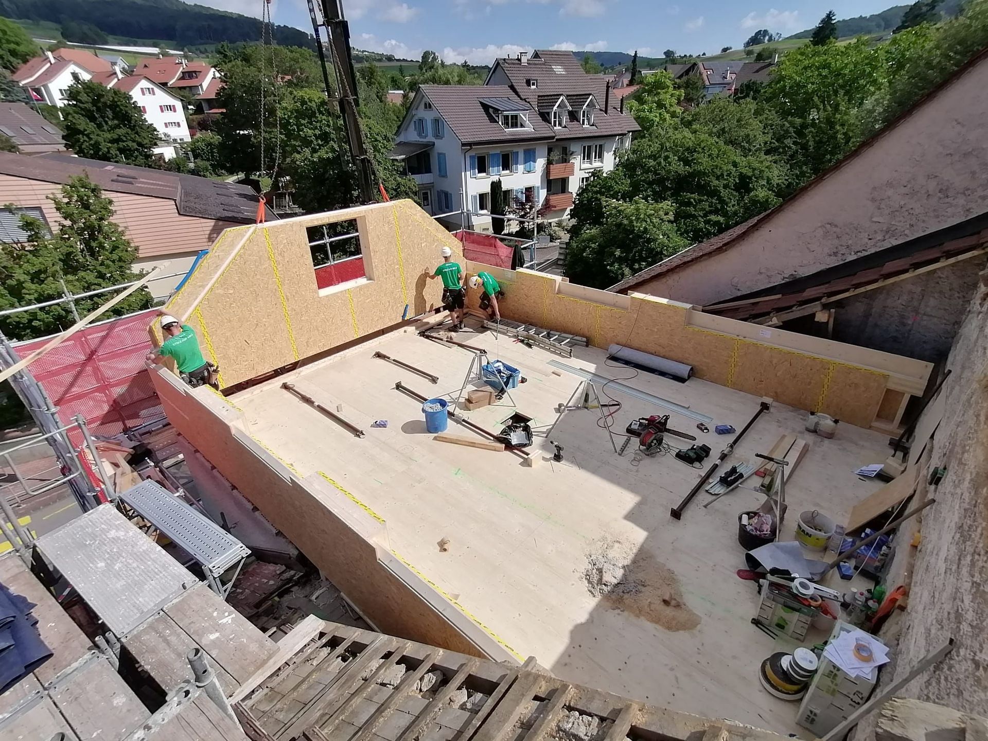 Projekt Dachaufstockung Ormalingen - Werner Bussinger Architektur - Rothenfluh