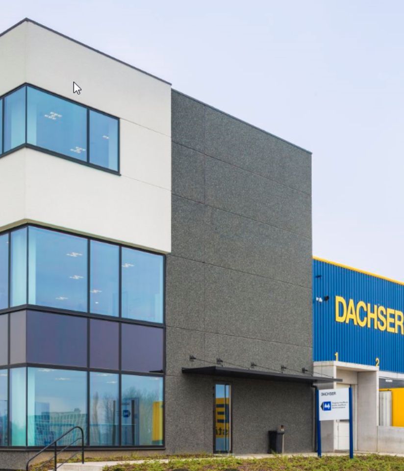 Grootschalig bouwproject bedrijf