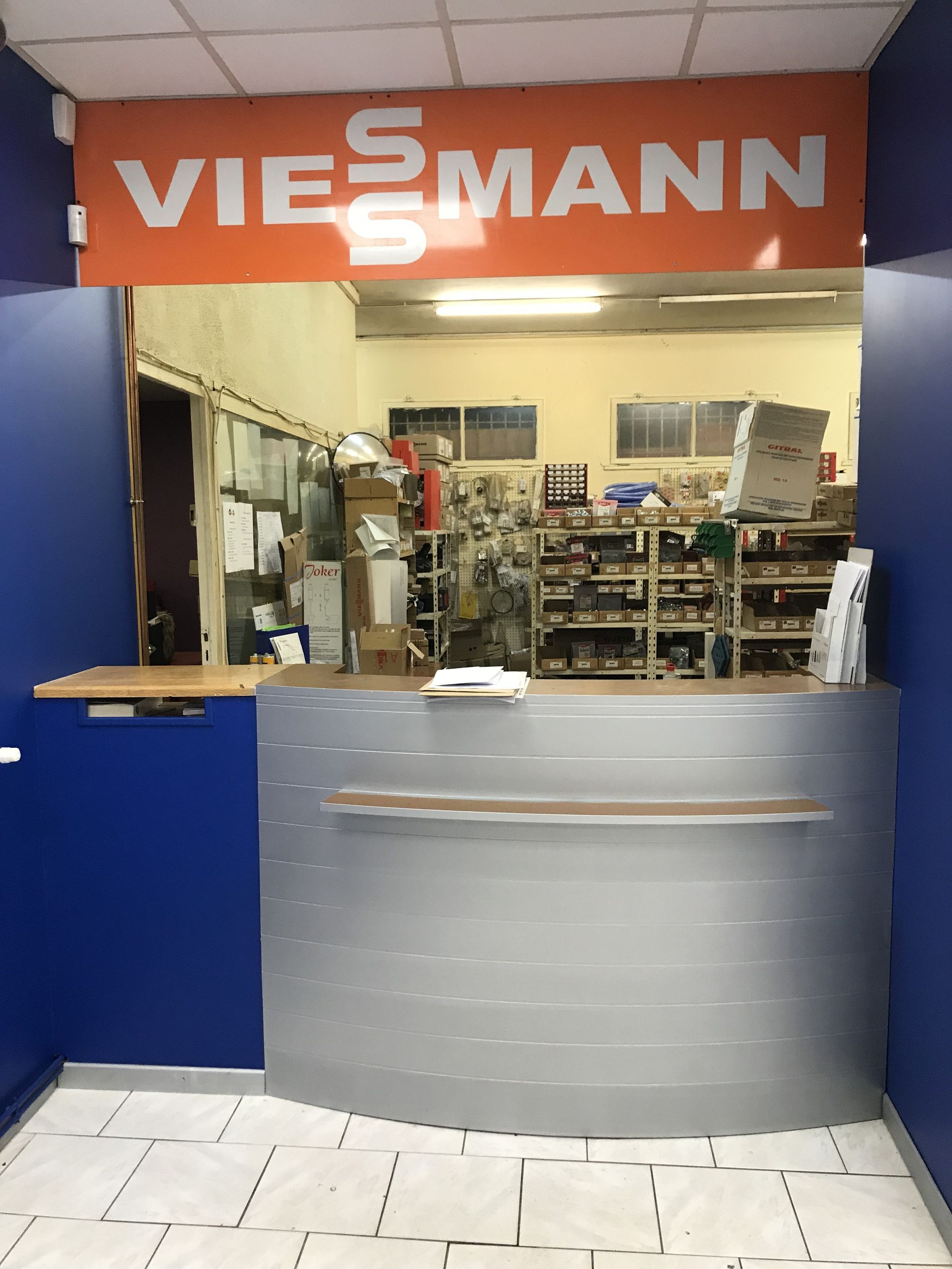 Comptoir accueil Vasseur