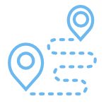 Point avec itinéraire