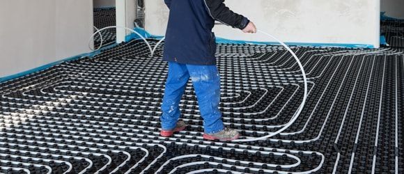 Installation d'un chauffage au sol