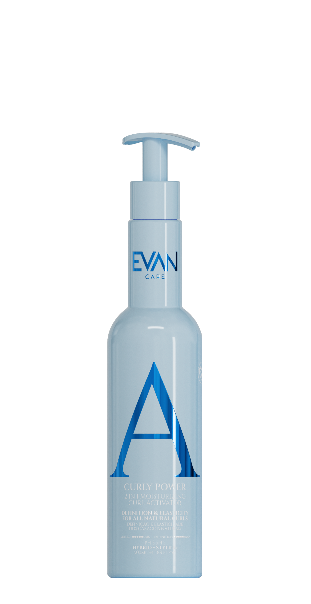 Una botella negra con la letra m.