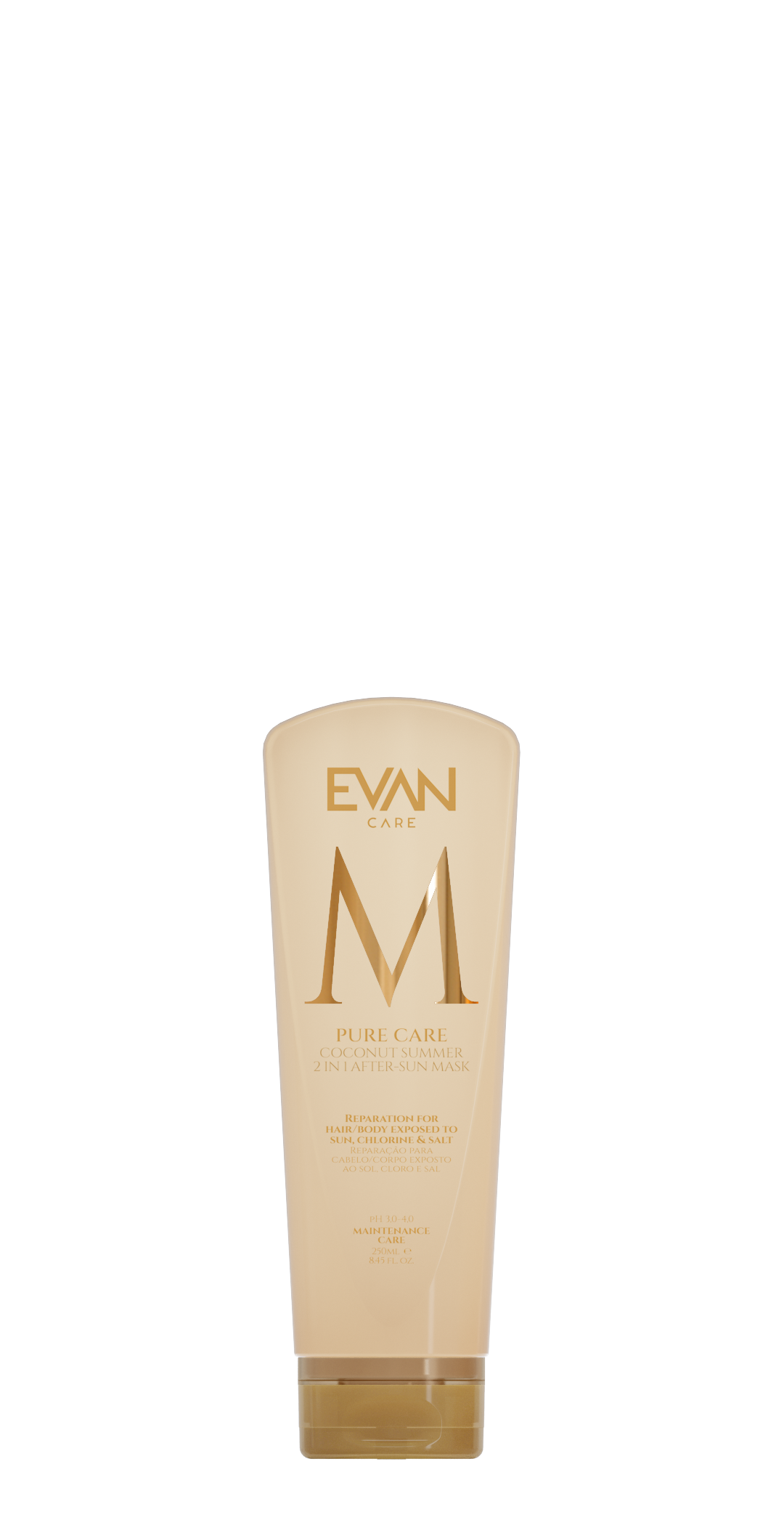 Una botella negra con la letra m.