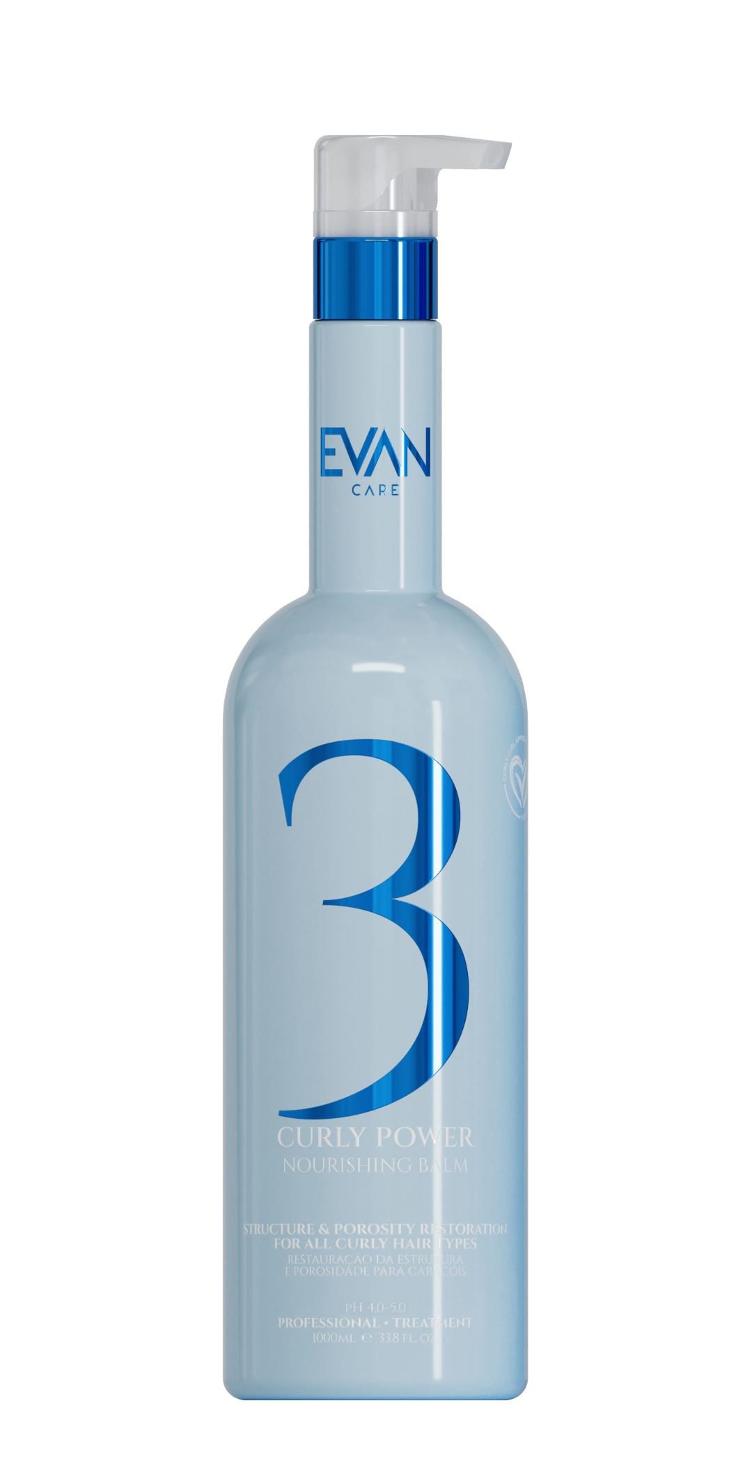 Una botella negra con el número 3 en ella