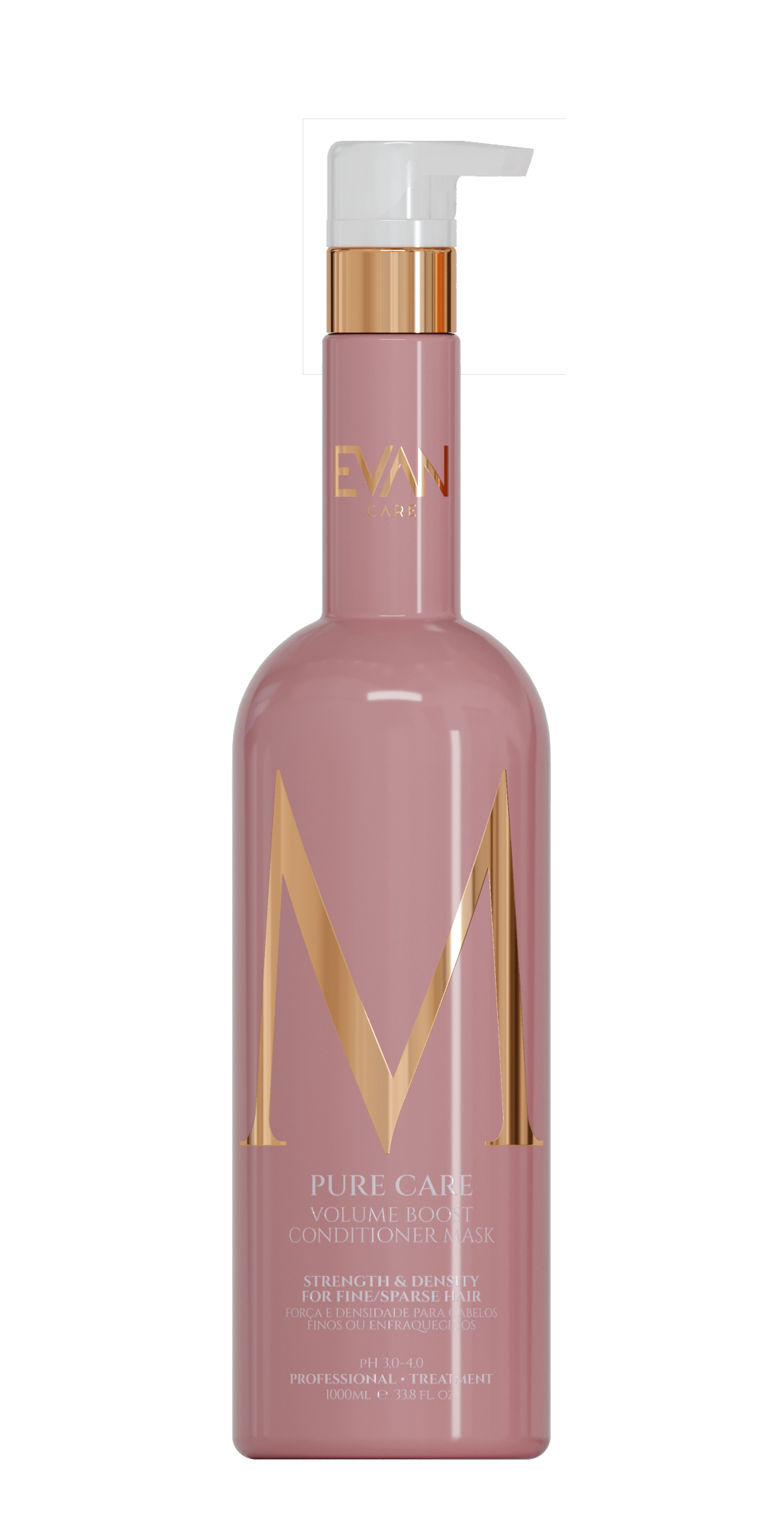 Una botella negra con la letra m.