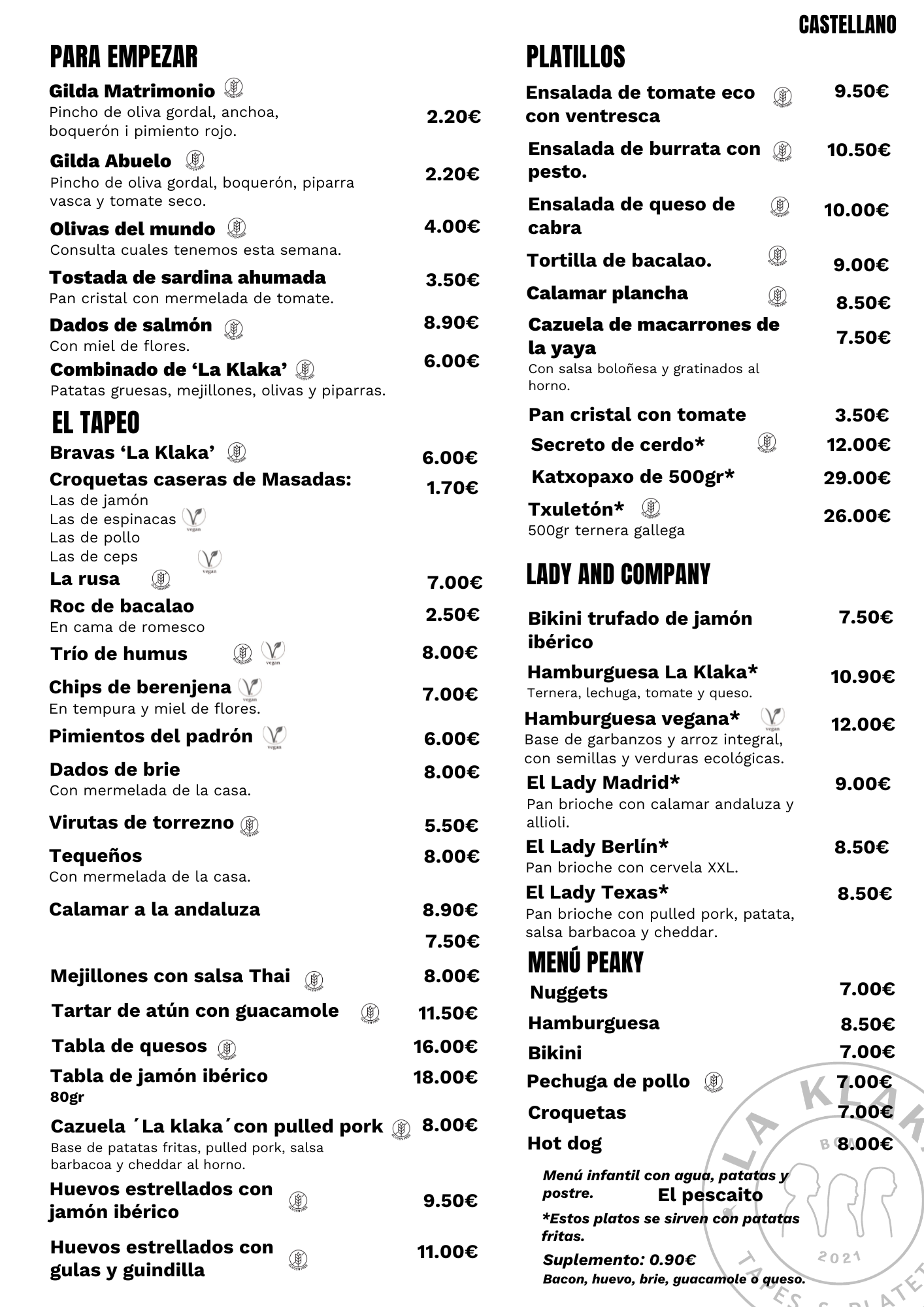 La Klaka Carta