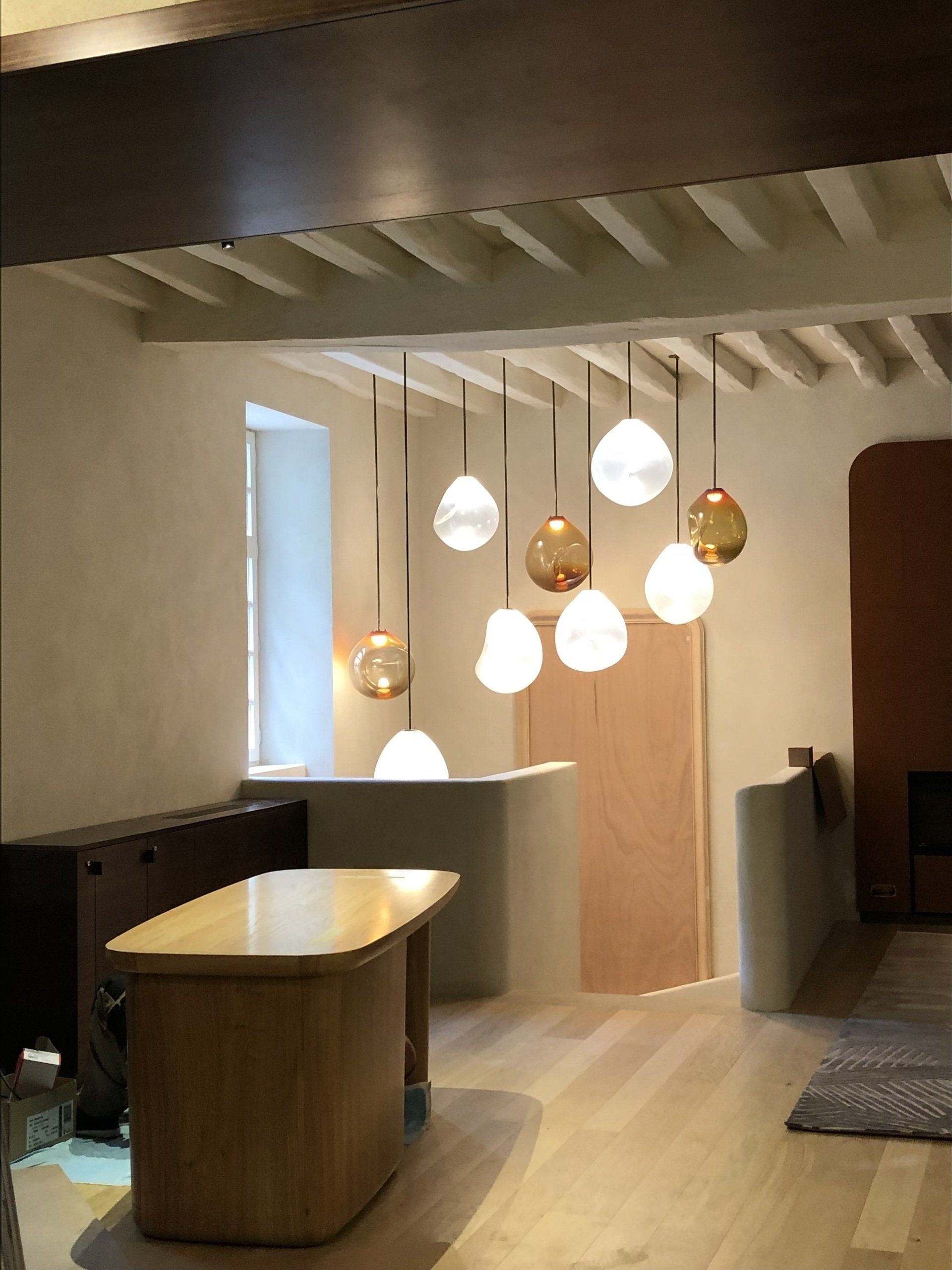 Séjour et luminaire