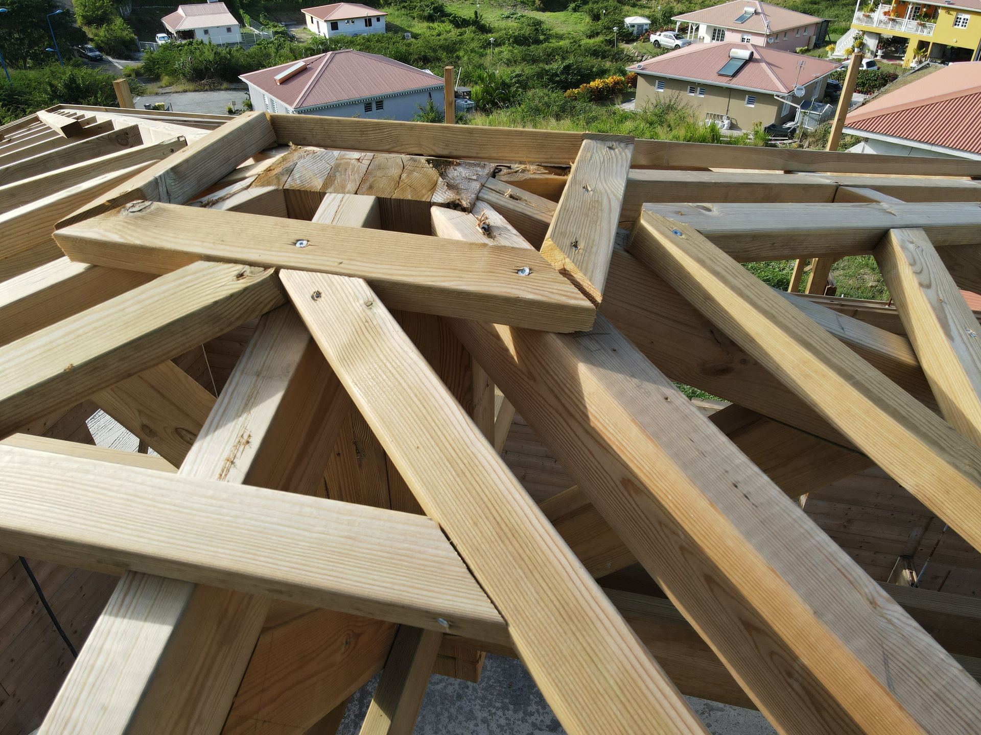 Défaut de construction de charpente en bois