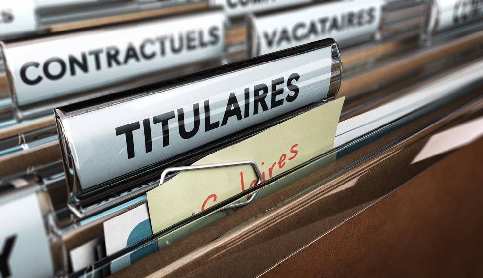 Dossiers de titulaires ou de contractuels