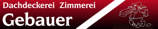 Logo Dachdeckerei & Zimmerei Gebauer