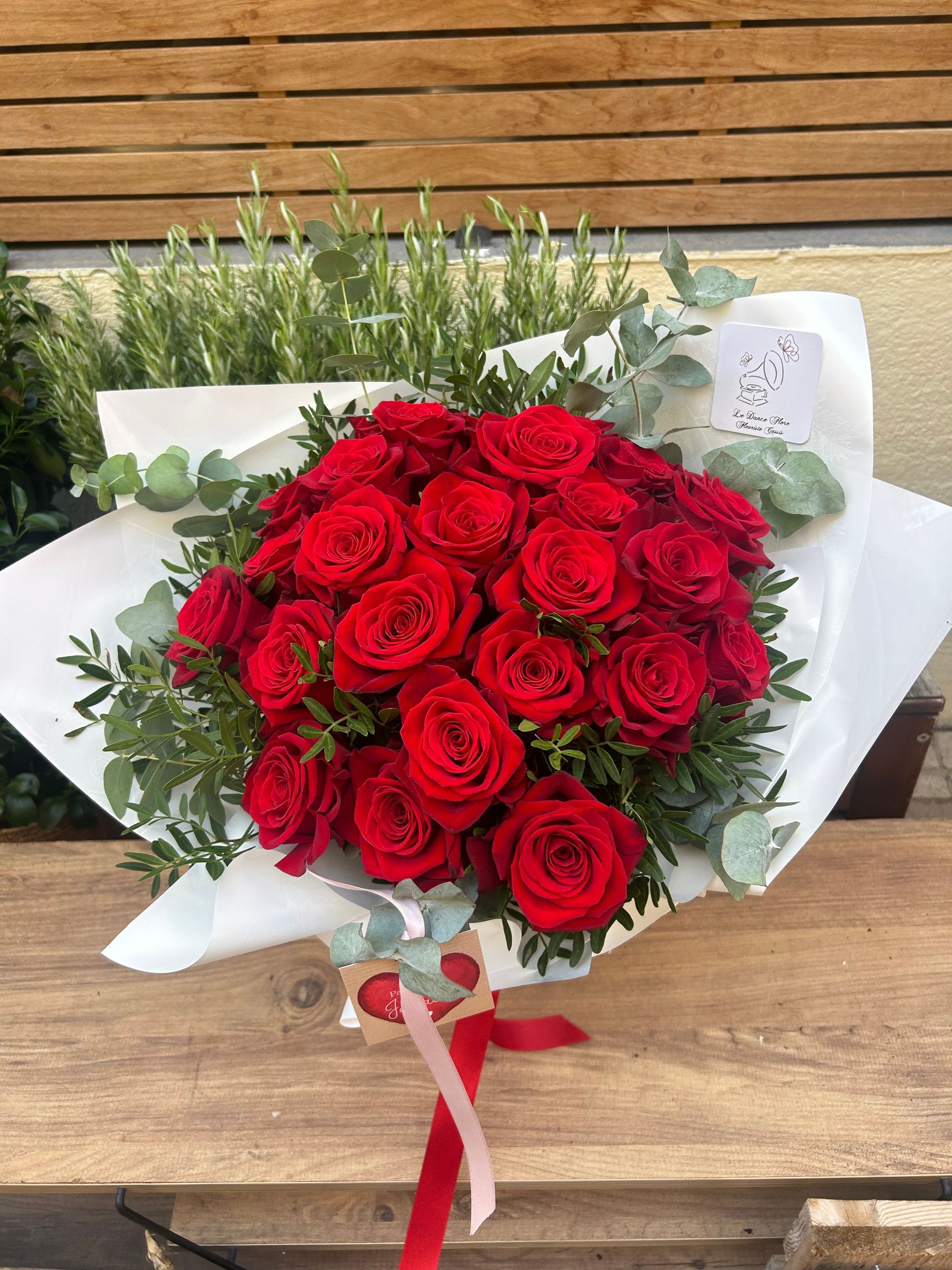 Bouquet de roses rouges