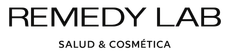 Logotipo para Remedy Lab, con el texto 