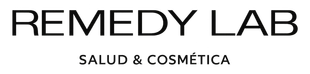 Logotipo para Remedy Lab, con el texto "SALUD & COSMETICA" debajo.