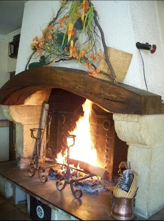 Cheminée du restaurant