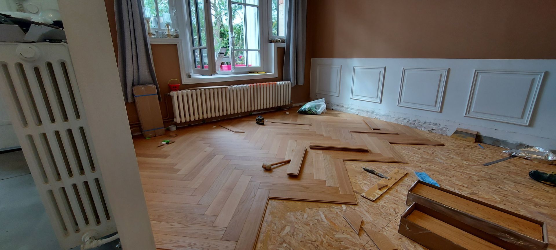 Exemple de réalisation apportée chez un particulier