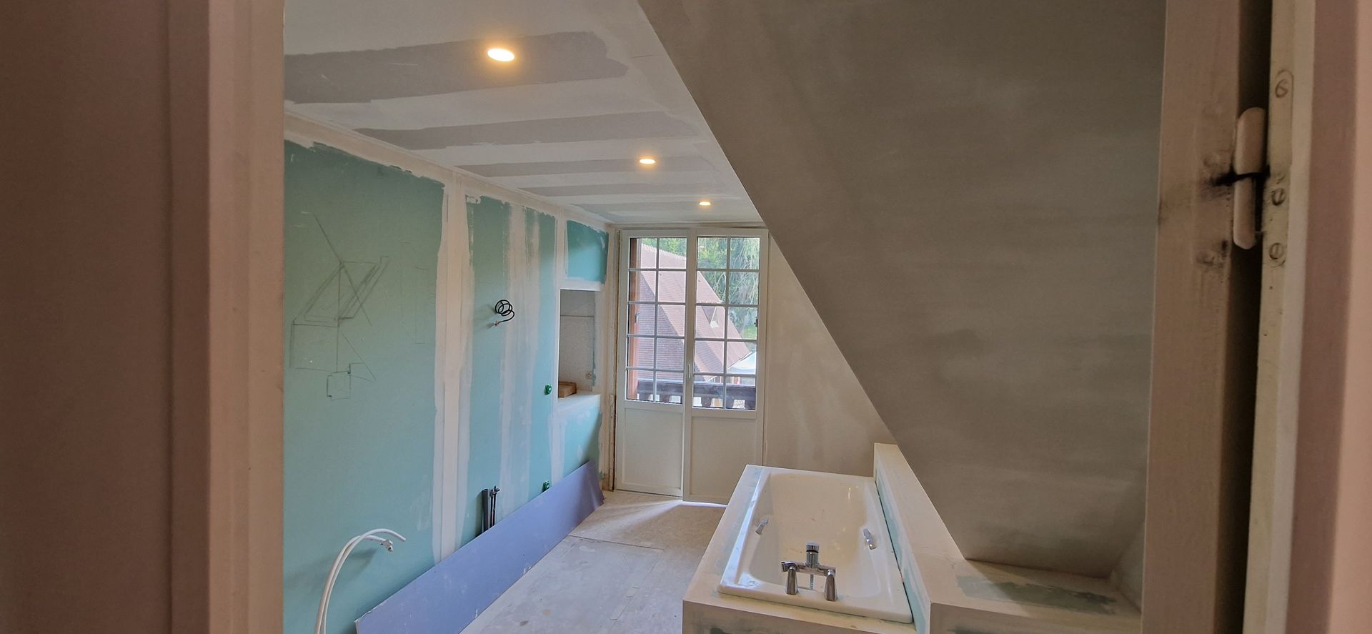 Exemple de réalisation apportée chez un particulier