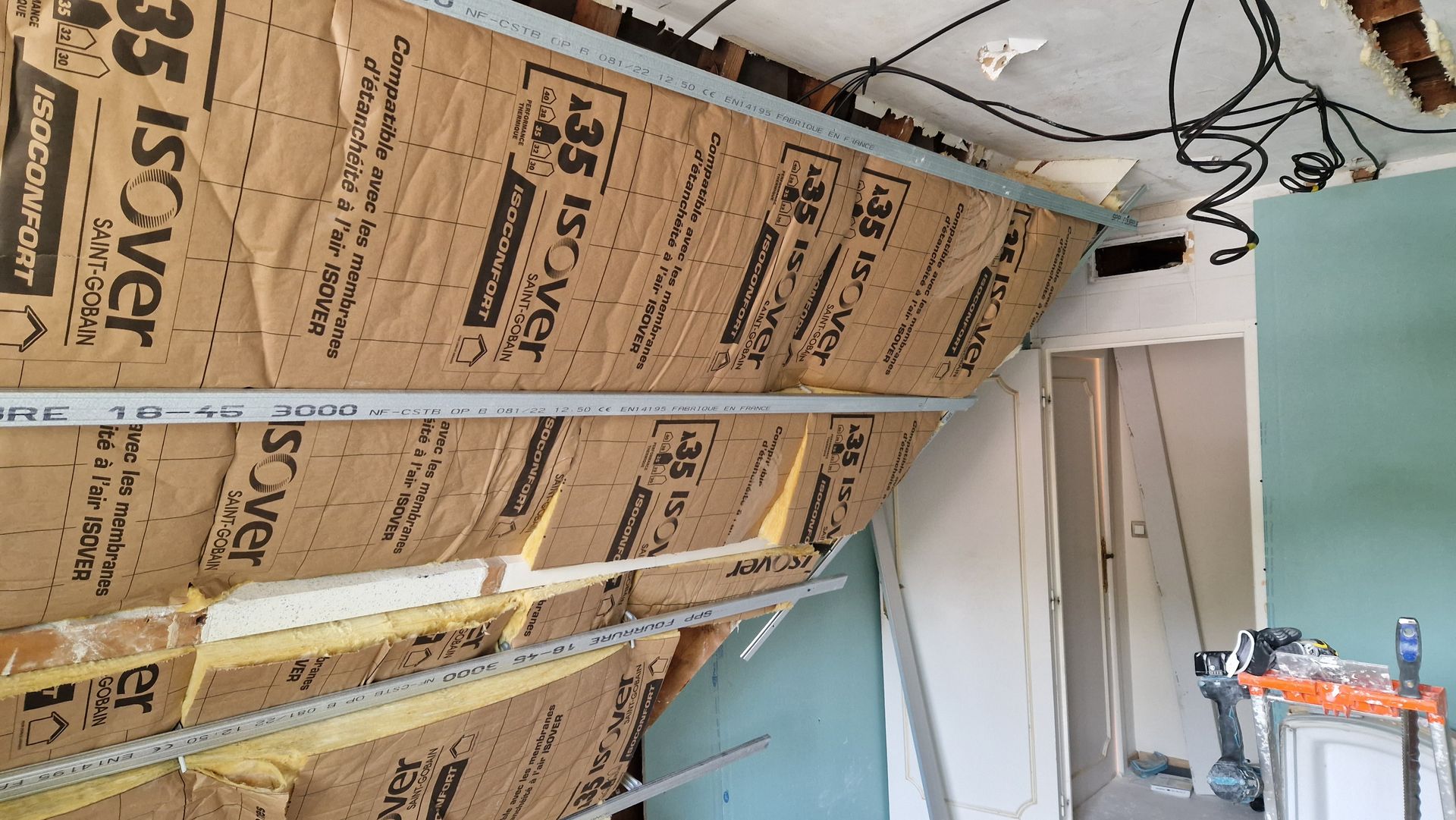 Exemple de réalisation apportée chez un particulier