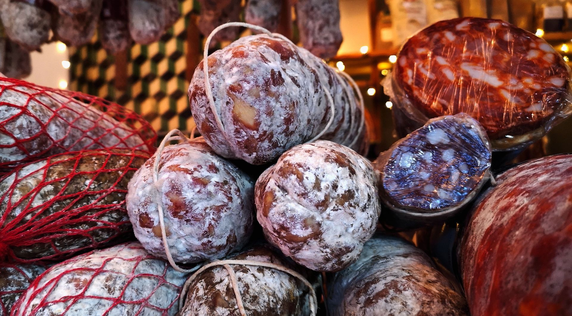 Étal de saucissons