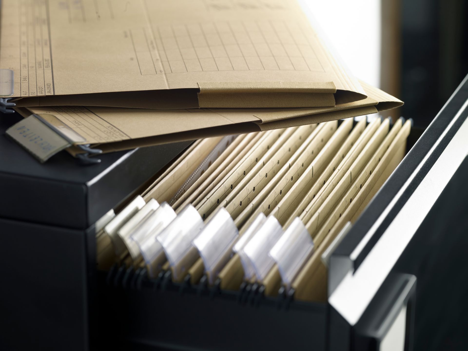 Tiroir de classeur à dossiers