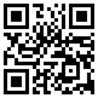 Code QR noir et blanc avec trois grands carrés aux coins