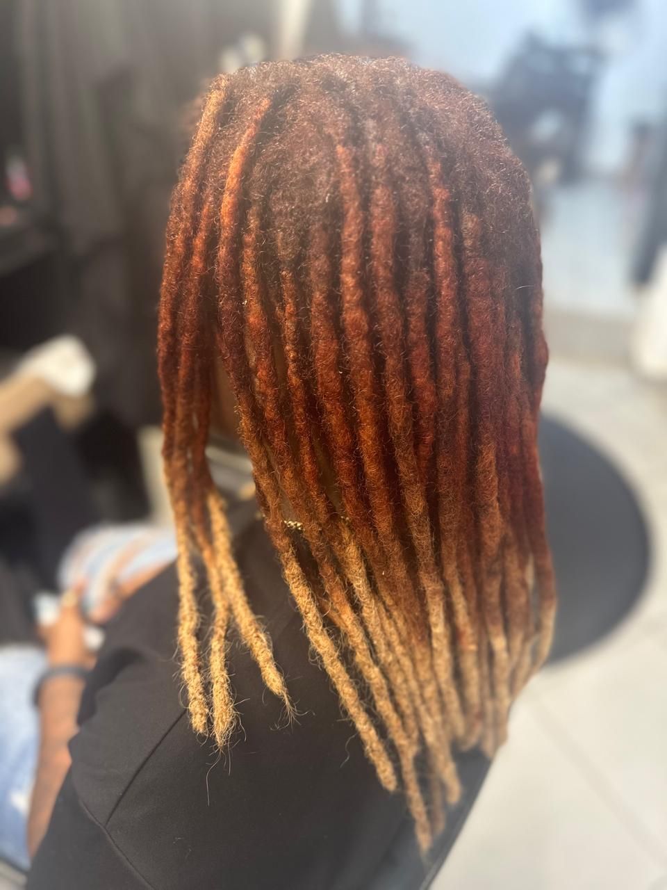 Dreadlocks sur cheveux