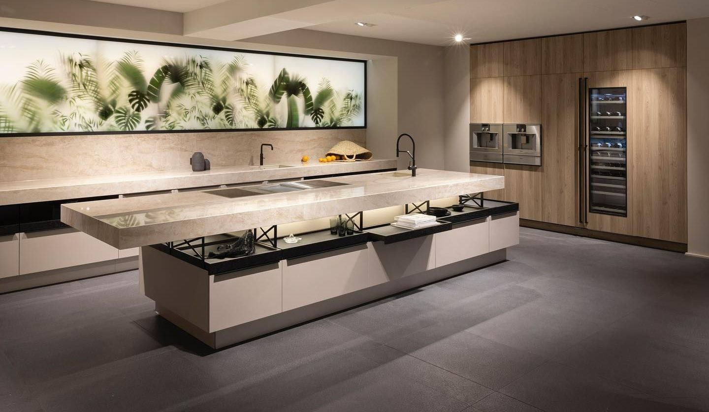 Cuisine haut de gamme complète et moderne 