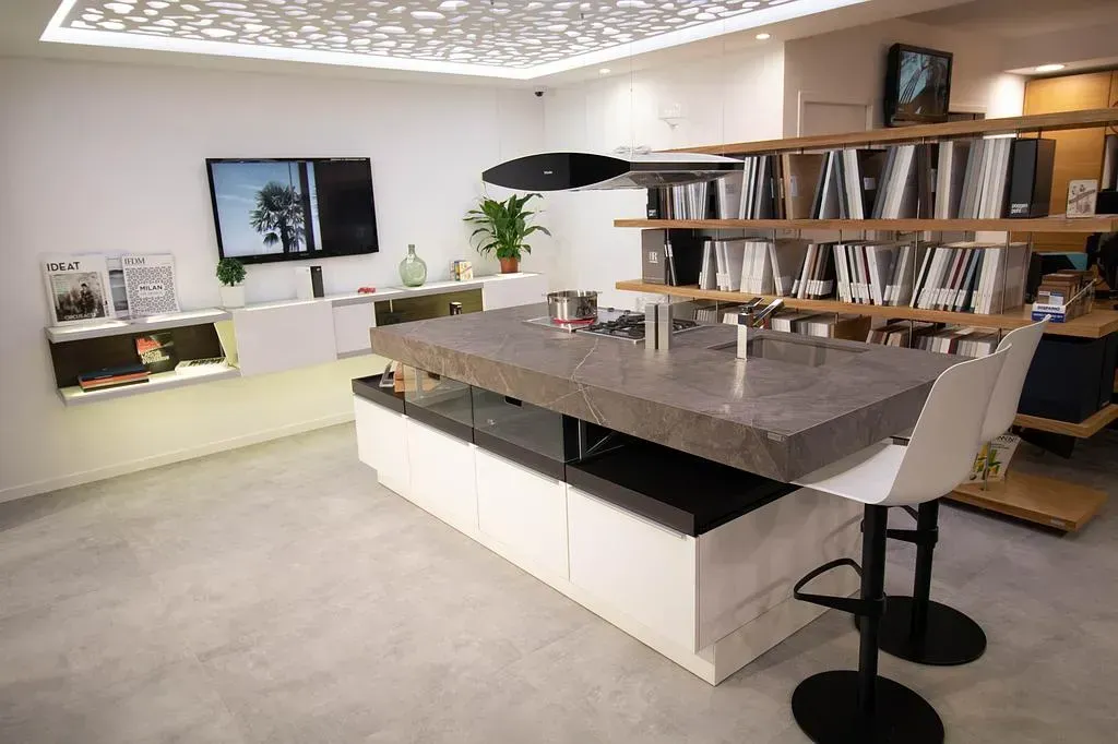 Exposition d'une cuisine du modèle Modo