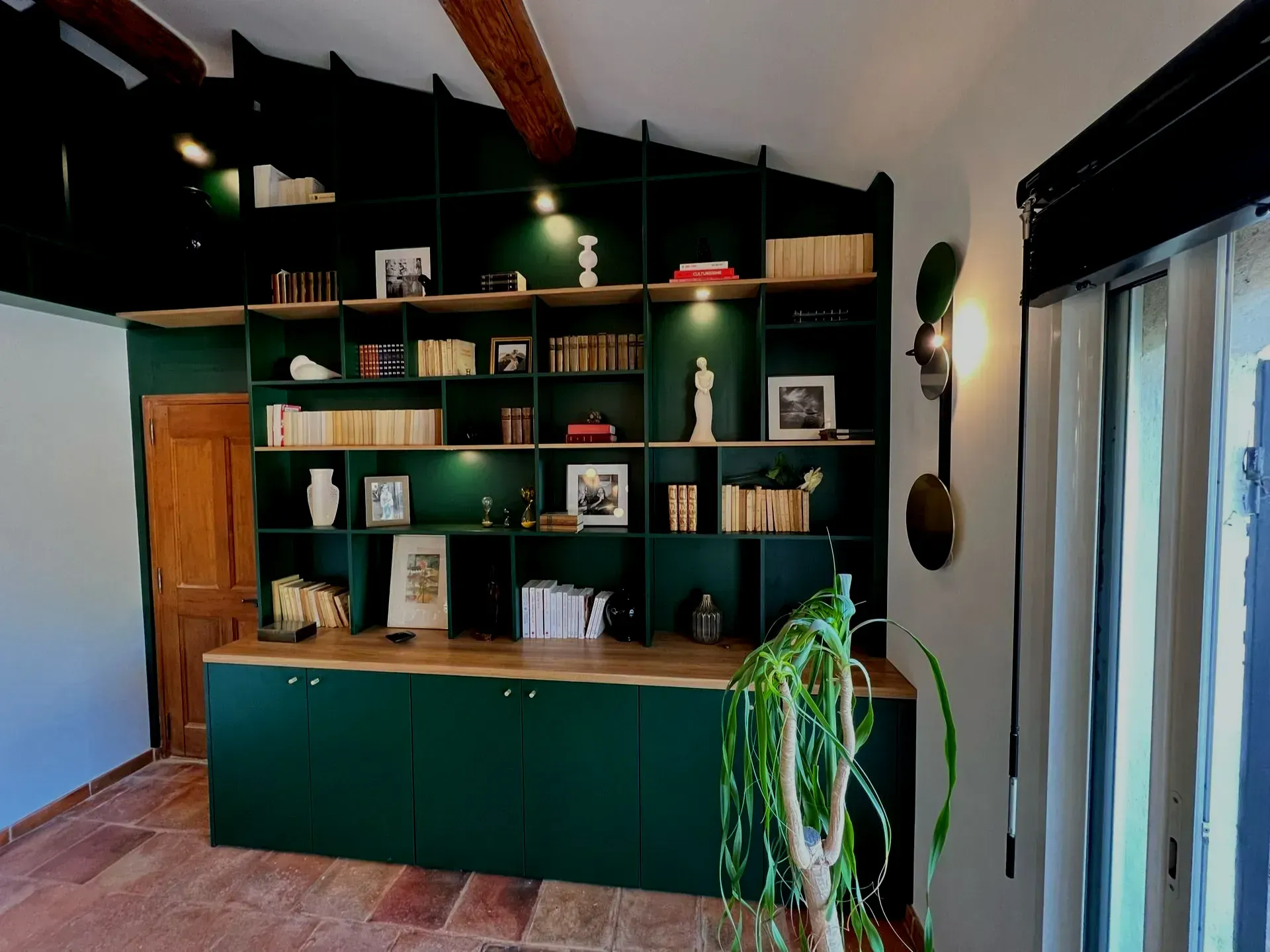 Meuble et bibliothèque