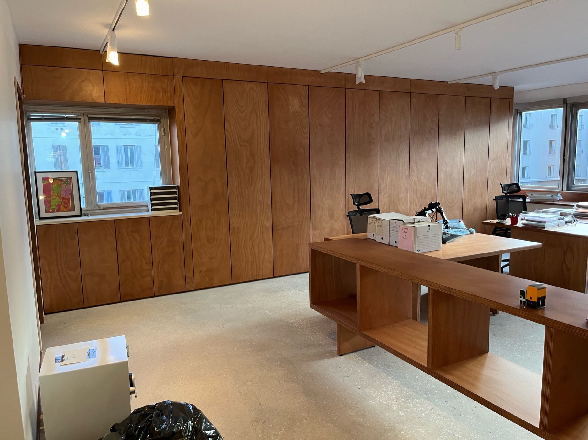 Habillage mural en bois