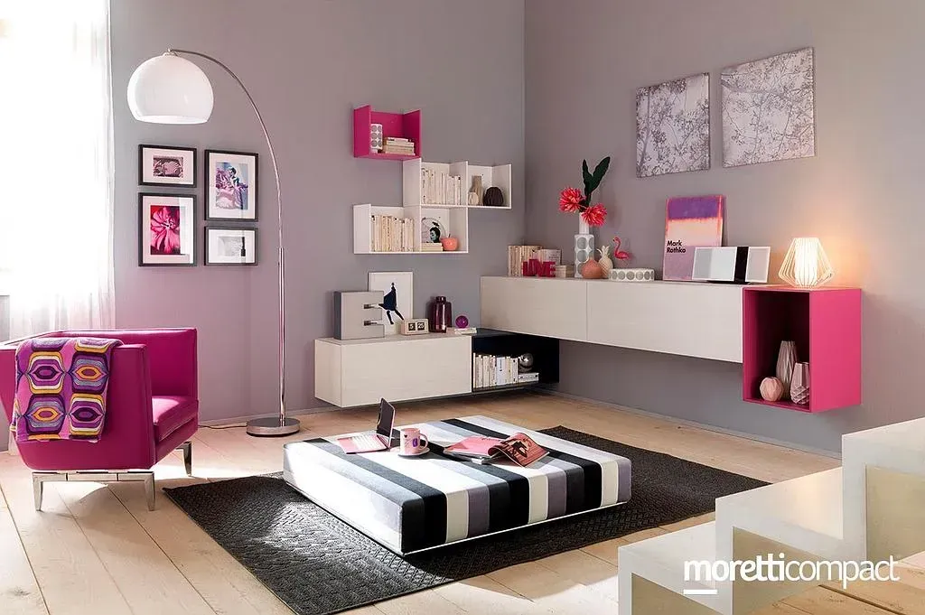 Chambre d'enfant design rose