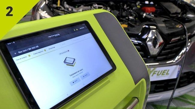 Machine de décalaminage de FAP de flexfuel