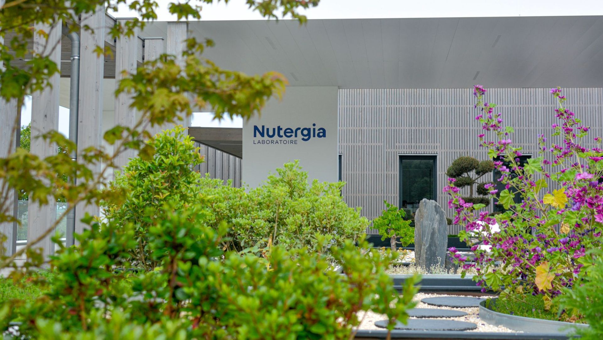 Entrée du laboratoire Nutergia