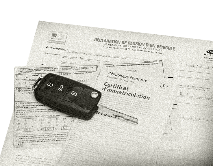 Papiers d'identification du véhicule