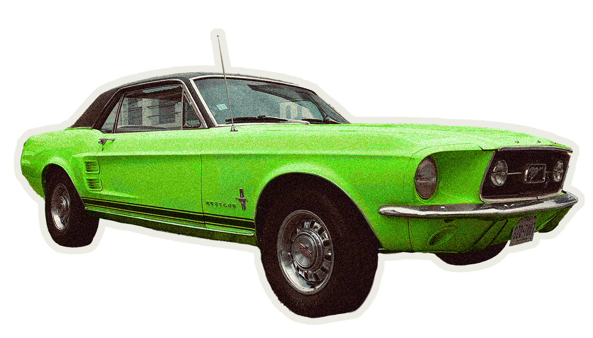 Chevrolet de couleur verte