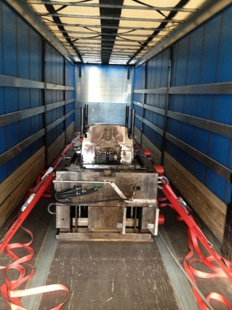 Innenansicht Ladefläche Lkw