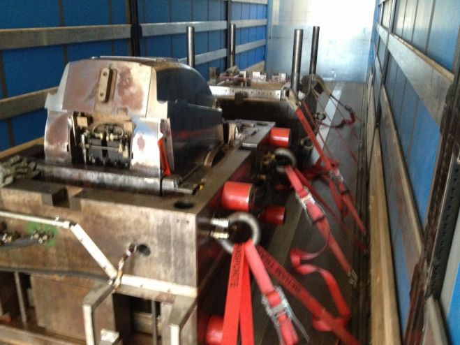 Innenansicht Anhänger Lkw