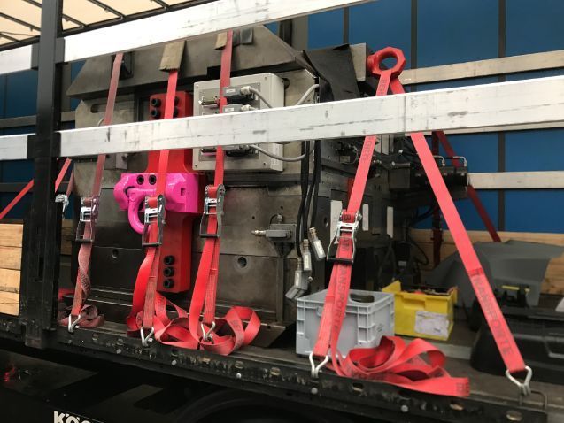 Innenraum Lkw-Ladefläche