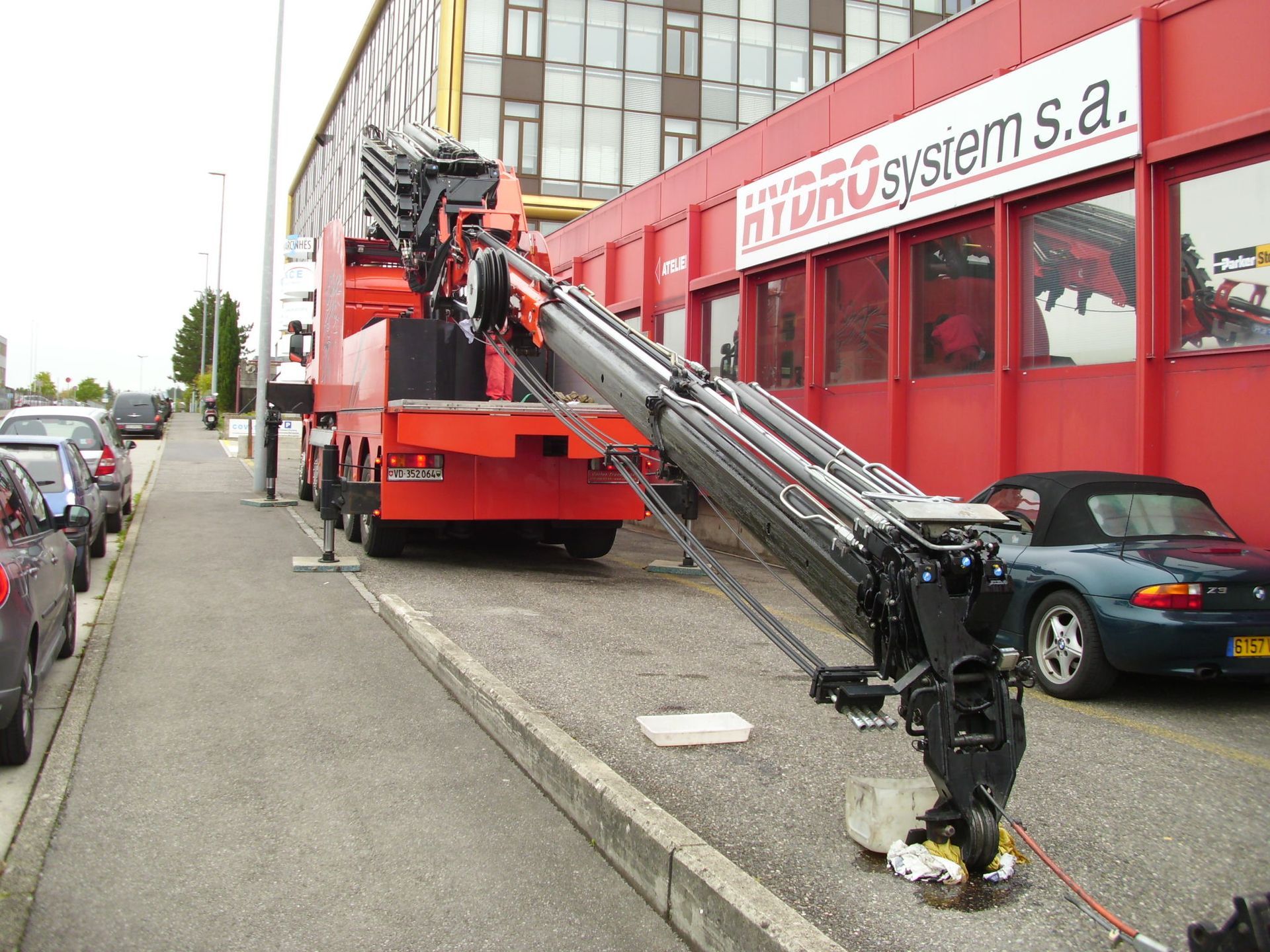 Intervention sur équipement hydraulique