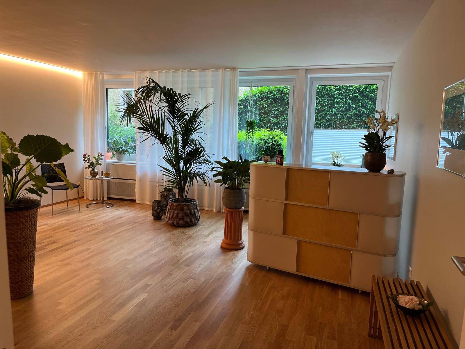 Eingangsbereich von der Praxis für manuelle Lymphdrainage | Kosmetik