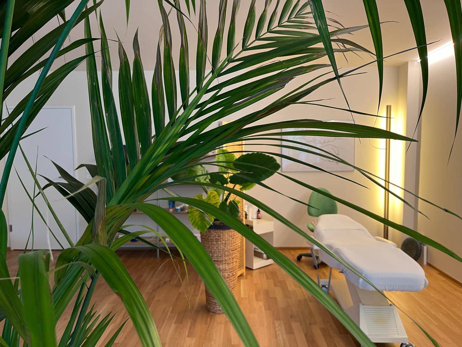 Behandlungsraum von der Praxis für manuelle Lymphdrainage | Kosmetik