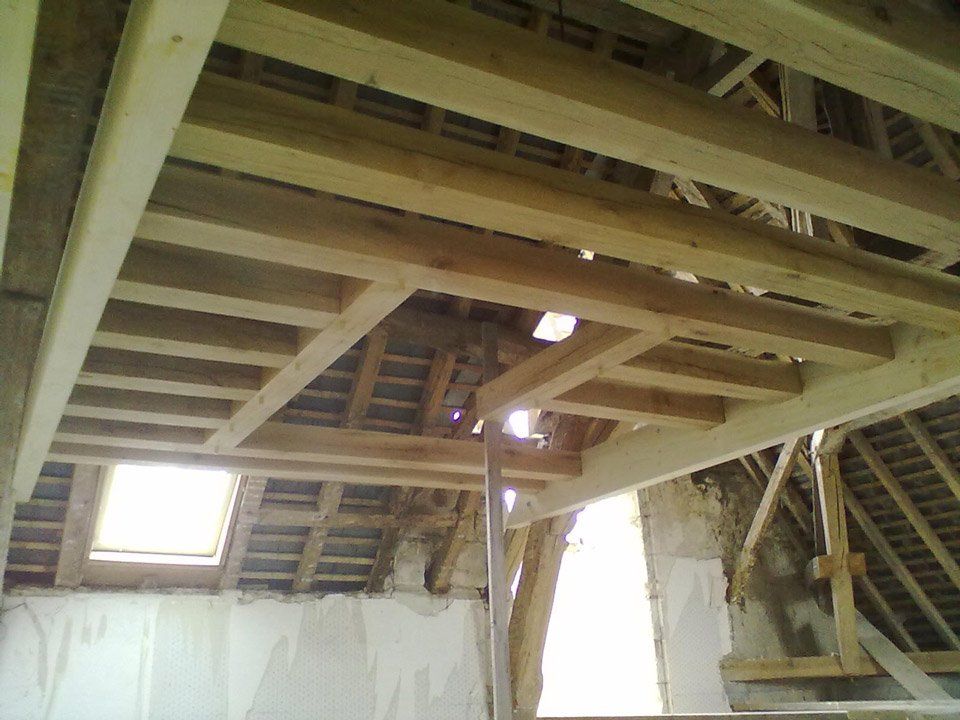 Traitement de charpente en sous-œuvre