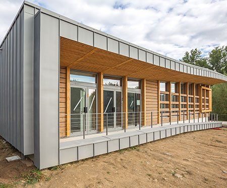 Bâtiment vu d'extérieur