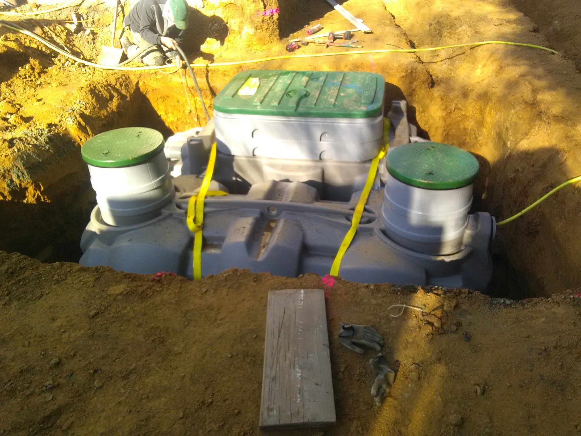 Travaux d'assainissement