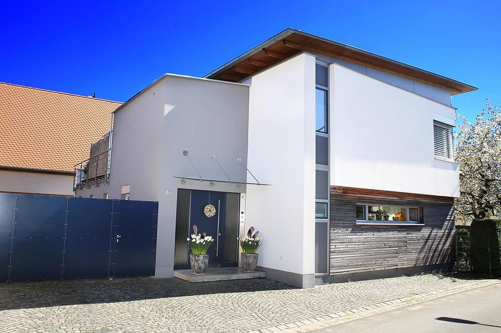 Haus moderne Architektur frontal