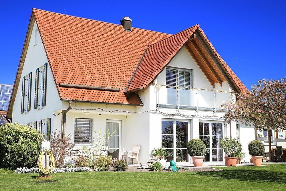 Haus Satteldach Buchsbaum