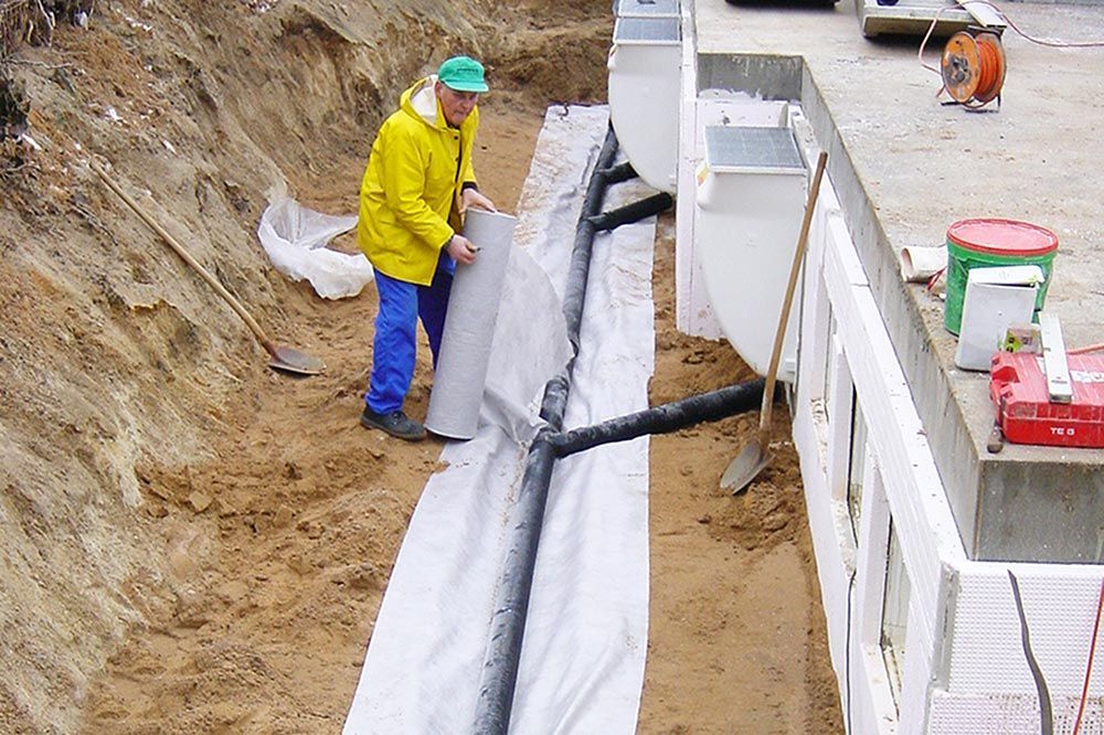 Tiefbau Drainage