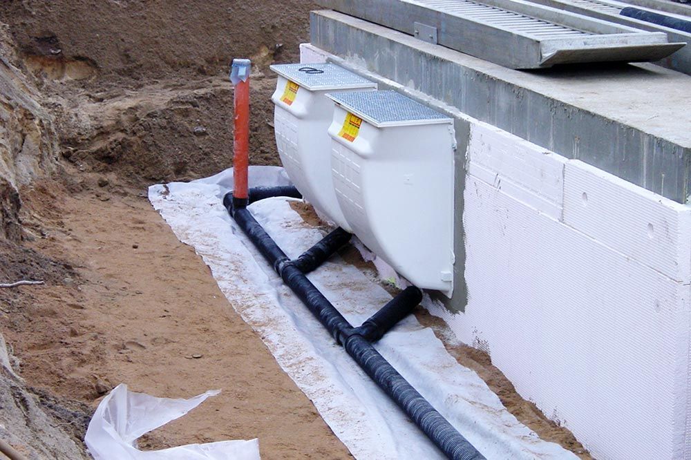 Tiefbau Drainage