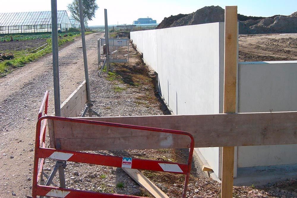 Tiefbau Gewerbe Fundament